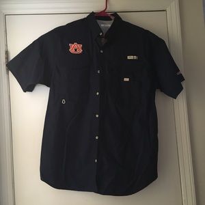 Auburn Columbia PFG Fishing Shirt Medium